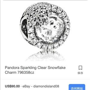 Pandora  Sterling Silver Charm